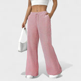 Maria - Mugavad laiad püksid elegantsete detailidega