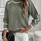 Avalon - Oliivroheline Puuvillane Kampsun