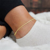 Shanileigh | Roosa Kuldne Ankle Bracelet 18K