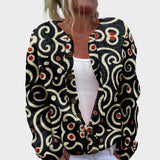 Gabriela - Sügisene lilleline kardigan