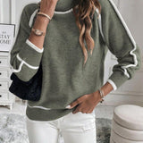 Avalon - Oliivroheline Puuvillane Kampsun