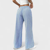 Maria - Mugavad laiad püksid elegantsete detailidega