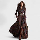 Scarlett - Kleidipolüester vööga