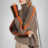 Clarabella - Kõrge Kaelusega Kampsun Mélange