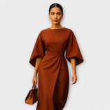 Sonia - Elegantne kleit koos varrukatega