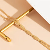 Flaira – Reguleeritav kuldne madu kaelakee