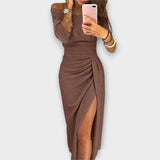 Lena - Elegantne õlguvaba kleit