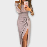 Lena - Elegantne õlguvaba kleit