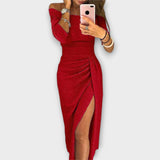 Lena - Elegantne õlguvaba kleit