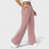 Maria - Mugavad laiad püksid elegantsete detailidega