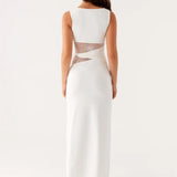 Leni - Tihedalt istuv maksikleit diskreetsete lõigete ja nööridega