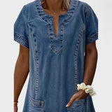 Julia - Pehme denim kleit