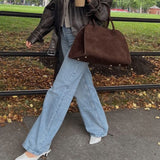 Luisa | Minimalistlik Igapäevane Kott Suede Nahast