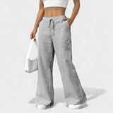 Maria - Mugavad laiad püksid elegantsete detailidega