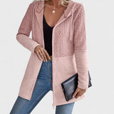 Valentino - Elegantne Hall Kardigan Kapuutsiga Naistele