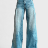 Avery - Elegantse laia jalaga vabaaja püksid