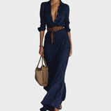 Julia - Pikk maxi kleit pikkade varrukatega