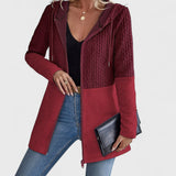 Valentino - Elegantne Hall Kardigan Kapuutsiga Naistele