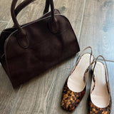 Luisa | Minimalistlik Igapäevane Kott Suede Nahast