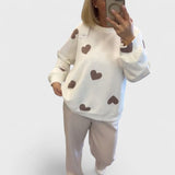 Mila - Segakotoonist südamega kampsun