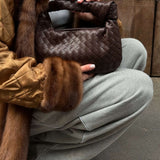 Sienna | Väike Kott Punutud Käepidemega