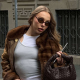 Sienna | Väike Kott Punutud Käepidemega