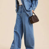 Eliza | Läikiv Zipiga Ruudukott