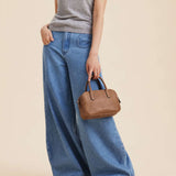 Eliza | Läikiv Zipiga Ruudukott