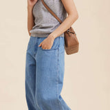 Eliza | Läikiv Zipiga Ruudukott