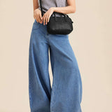 Eliza | Läikiv Zipiga Ruudukott