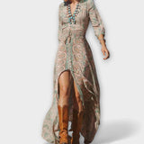 Yolanda - Boheemlaslik Maxi Kleid
