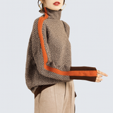 Clarabella - Kõrge Kaelusega Kampsun Mélange