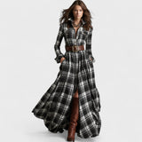 Scarlett - Kleidipolüester vööga