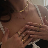 Jaylinette | Suur Kuldrõngas 18K