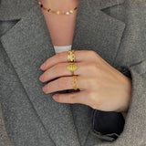 Jaylinette | Suur Kuldrõngas 18K