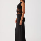 Leni - Tihedalt istuv maksikleit diskreetsete lõigete ja nööridega