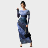 Amélia - Maxi kleit pika varrukaga