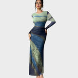 Amélia - Maxi kleit pika varrukaga