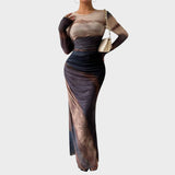 Amélia - Maxi kleit pika varrukaga