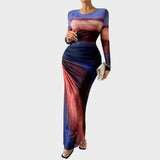 Amélia - Maxi kleit pika varrukaga