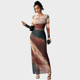 Amélia - Maxi kleit pika varrukaga