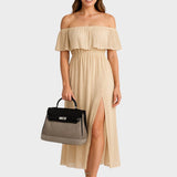 Emilia - Kangaskott nahast