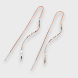 Elwira – Pikad kõrvarõngad lainelise kujuga