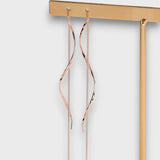 Elwira – Pikad kõrvarõngad lainelise kujuga