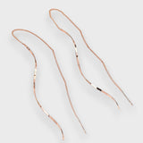 Elwira – Pikad kõrvarõngad lainelise kujuga