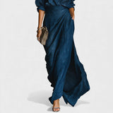 Nayla - Elegantne plisseeritud kleit