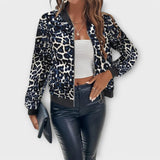 Raquel - Elegantne Leopardimustriga Jakk