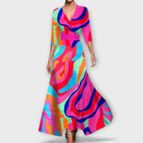 Inês - Elegantse varrukaga naiste kleit