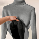 Zoe - Pehme Kõrge Kaelusega Kampsun