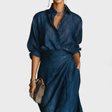 Nayla - Elegantne plisseeritud kleit